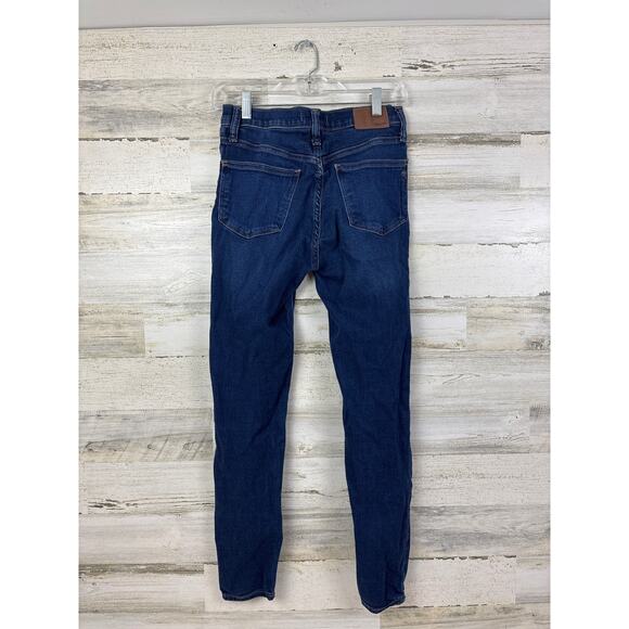 Madewell Women’s 26 Mid-Rise Skinny Blue Denim Jeans Medium Wash Zip Fly - Picture 2 of 7